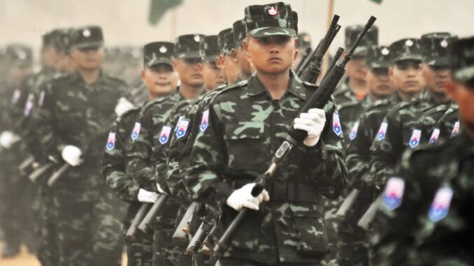 31-01-19 - PHOTO:- Steve TicknerSoldiers on the parade ground